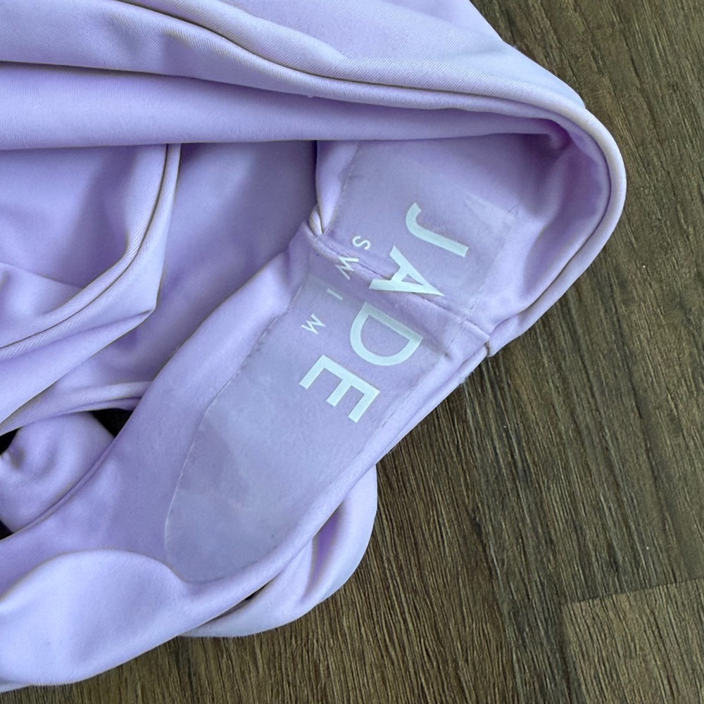 Jade‎ Swim Women Lavender Purple One Shoulder One Piece Swimsuit Extra Small XS - Picture 4 of 4